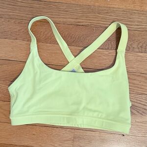 Oiselle Hi Twenty Bras size 6 in yellow
